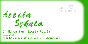 attila szkala business card